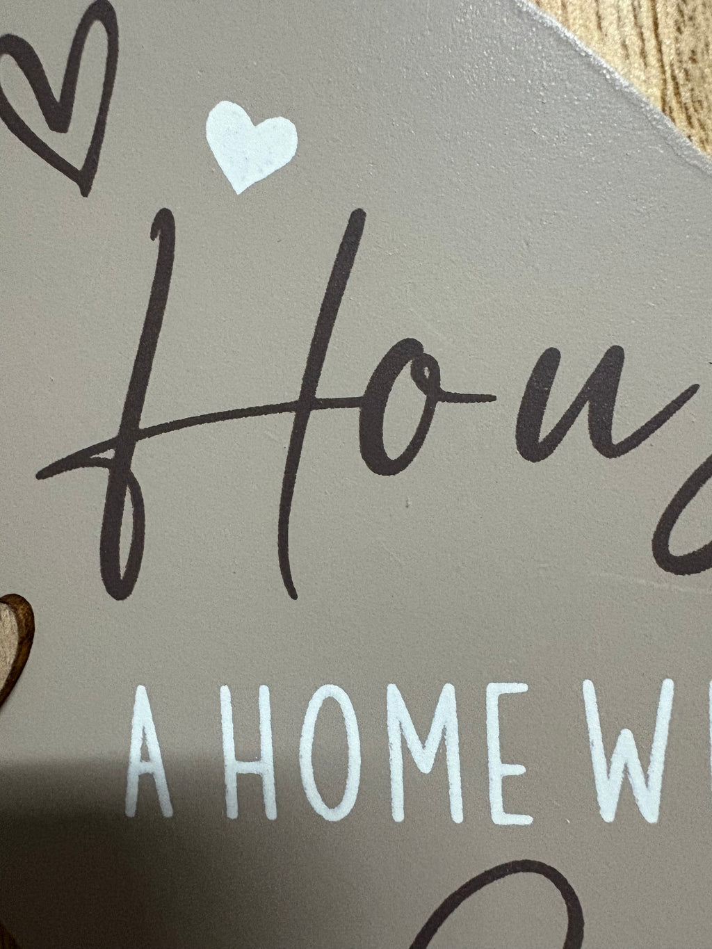 Heart Cat Plaque, 18cm