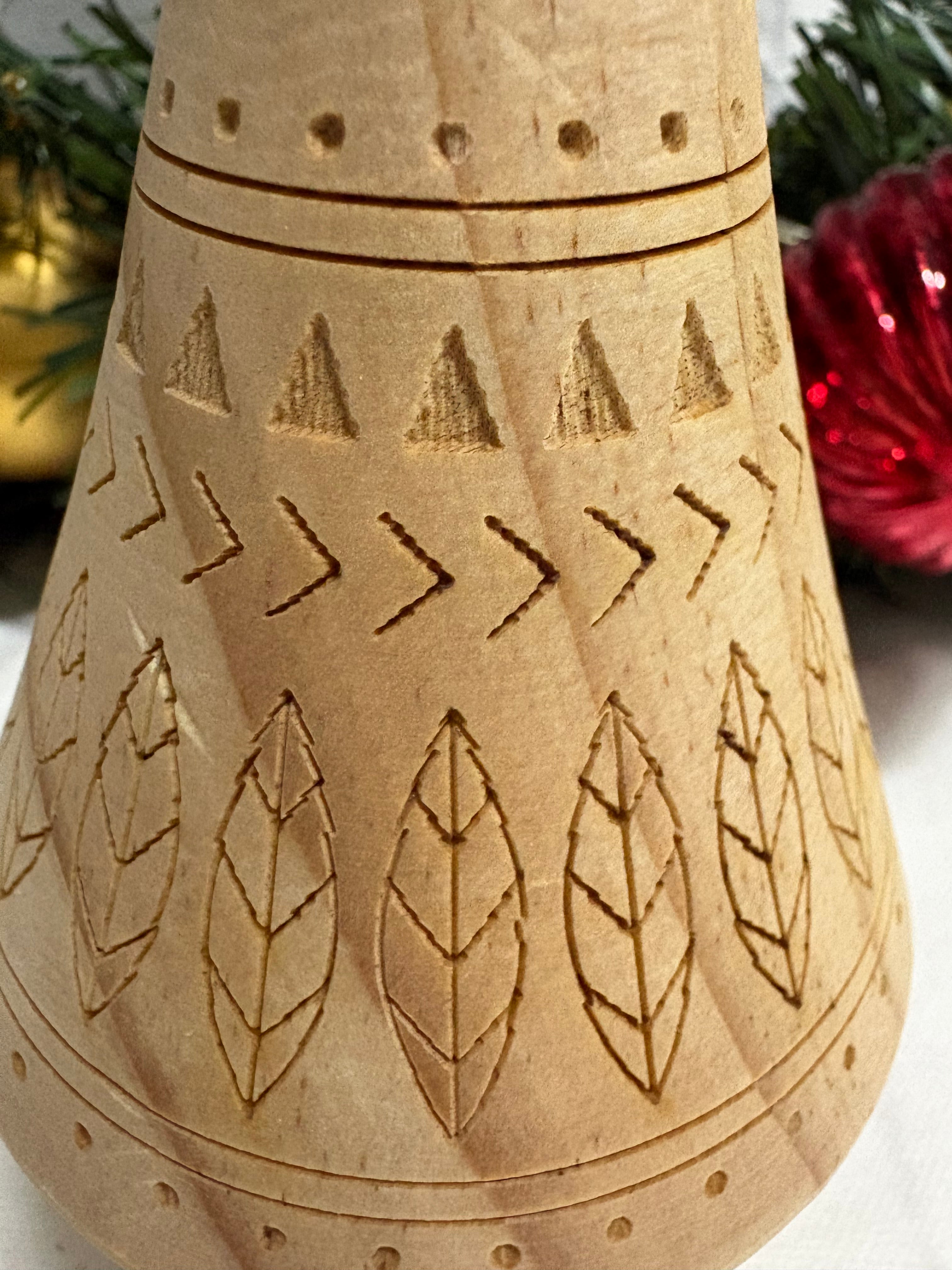 Wooden Carved Decorative Tree - 2 Sizes