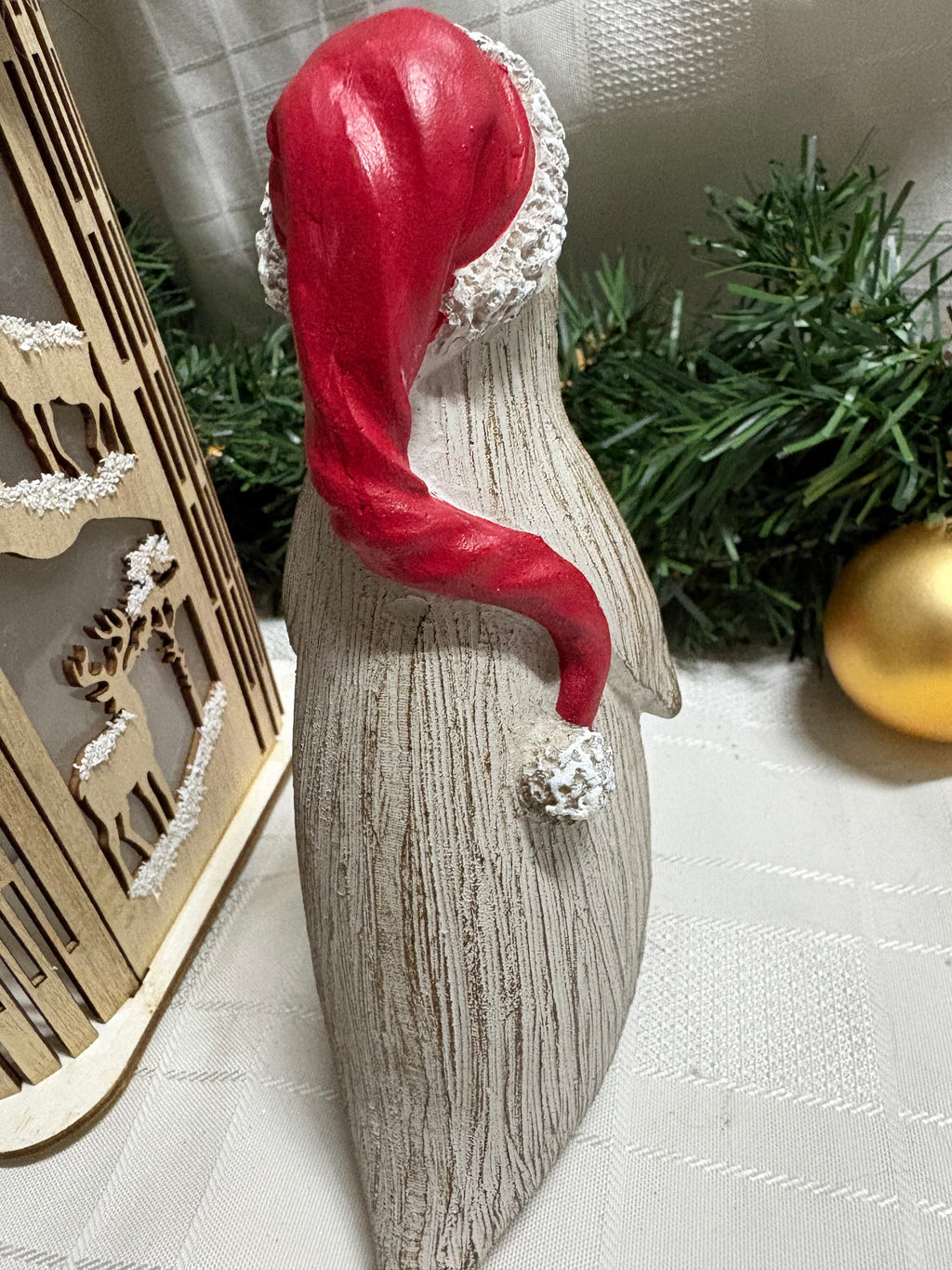 Penguin in Santa Hat Ornament - 2 Sizes