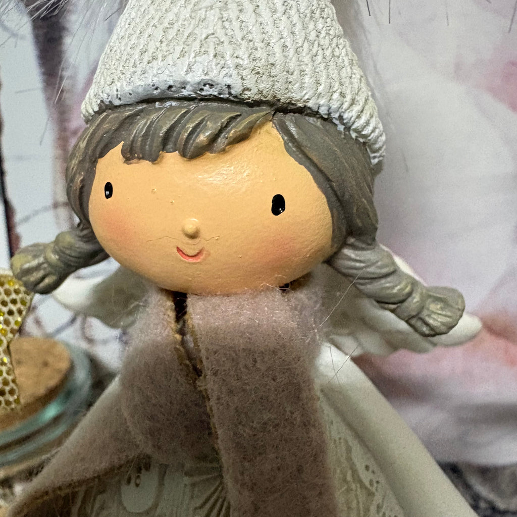 Pair of Resin Angel Ornaments