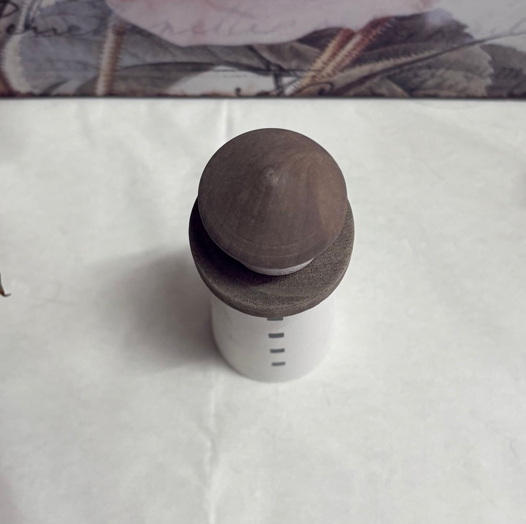 Wooden White Light House Ornament, 15cm