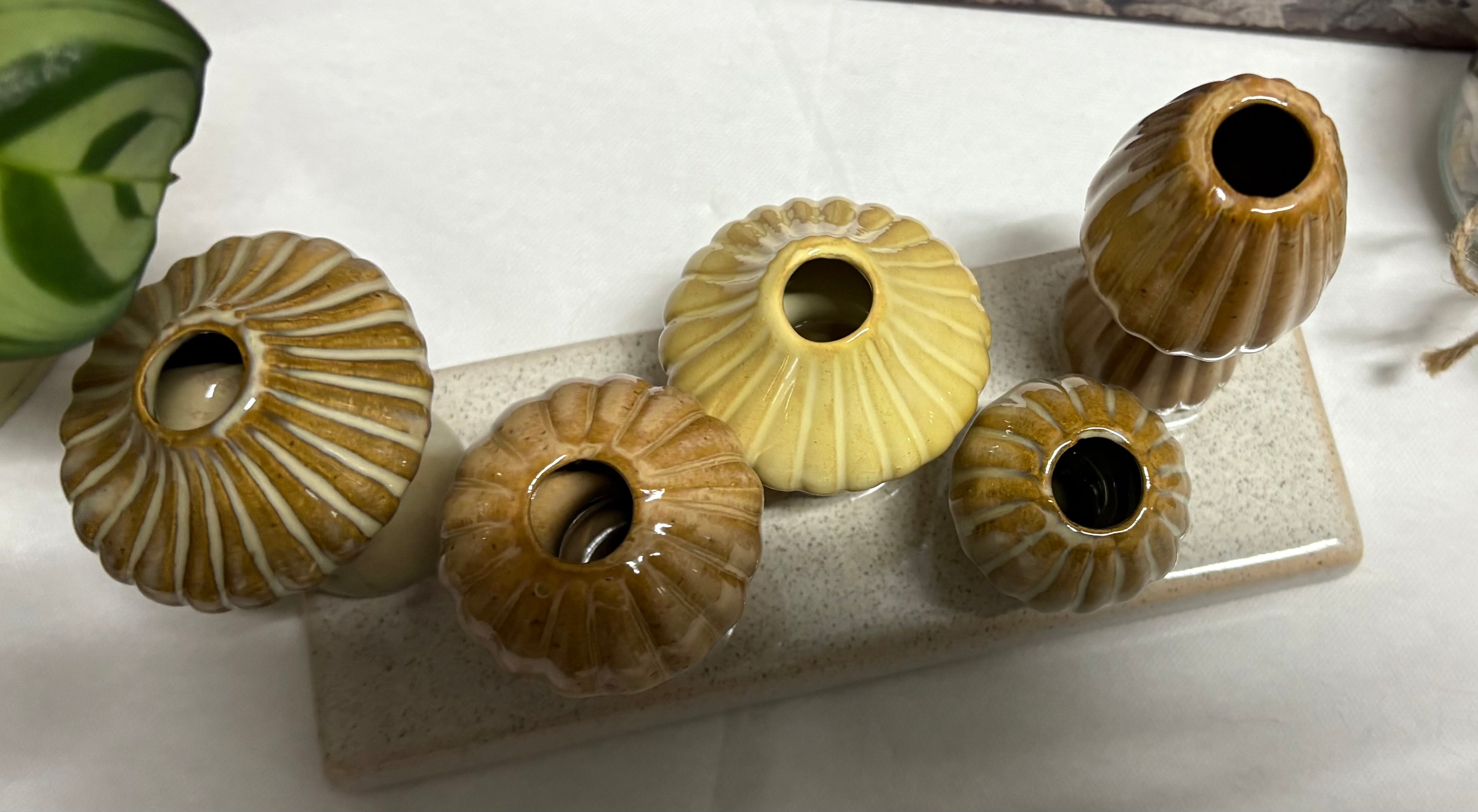 Mushroom 5 Stem Vase, 19cm