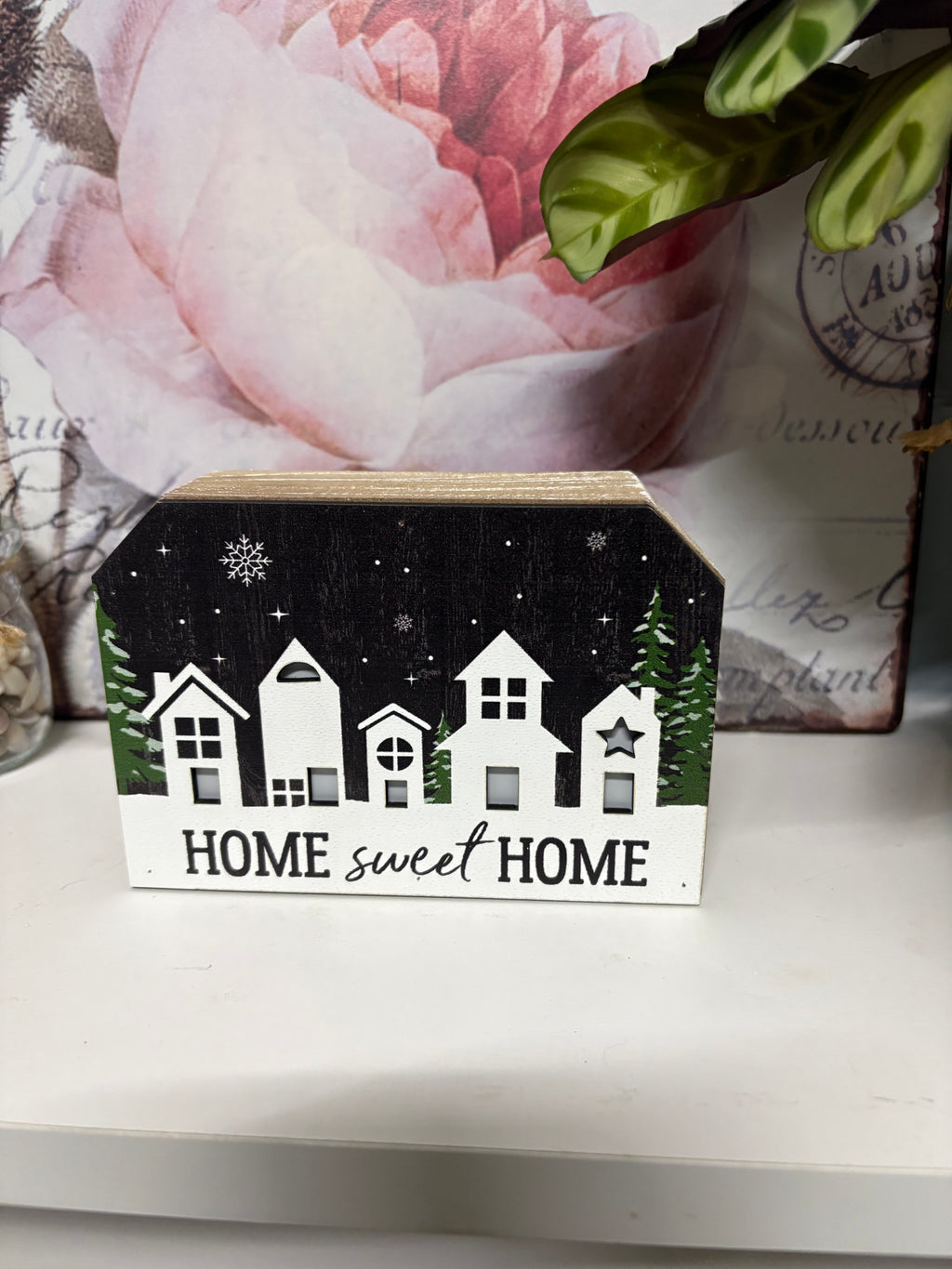 Home Sweet Home LED Light Up Ornament