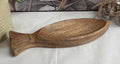 25cm Wooden Fish Shaped Tray