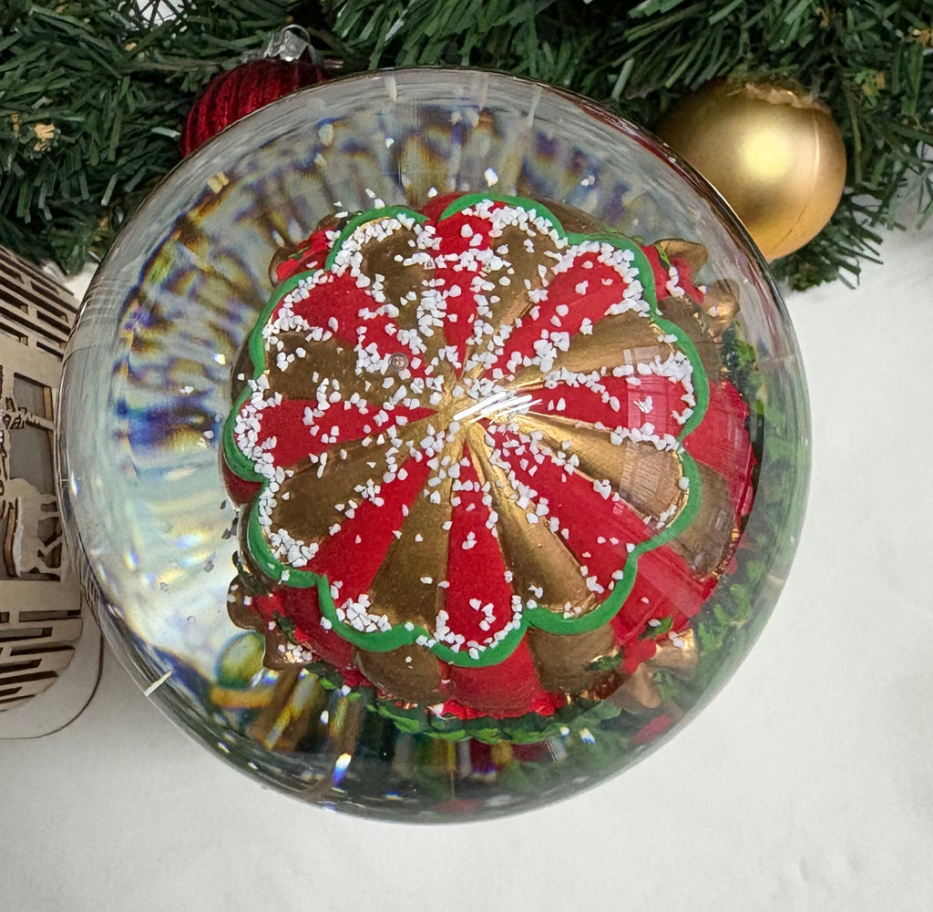 Wind Up Musical Hot Air Balloon Large Snow Globe