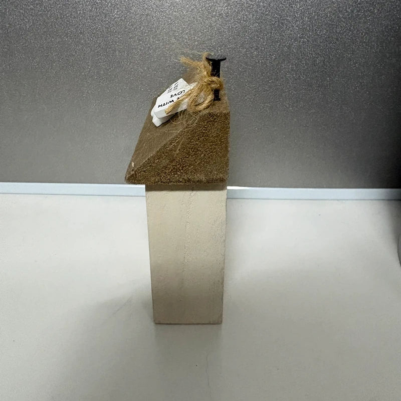 "A House Isn't A Home Without A Cat" Wooden Ornament