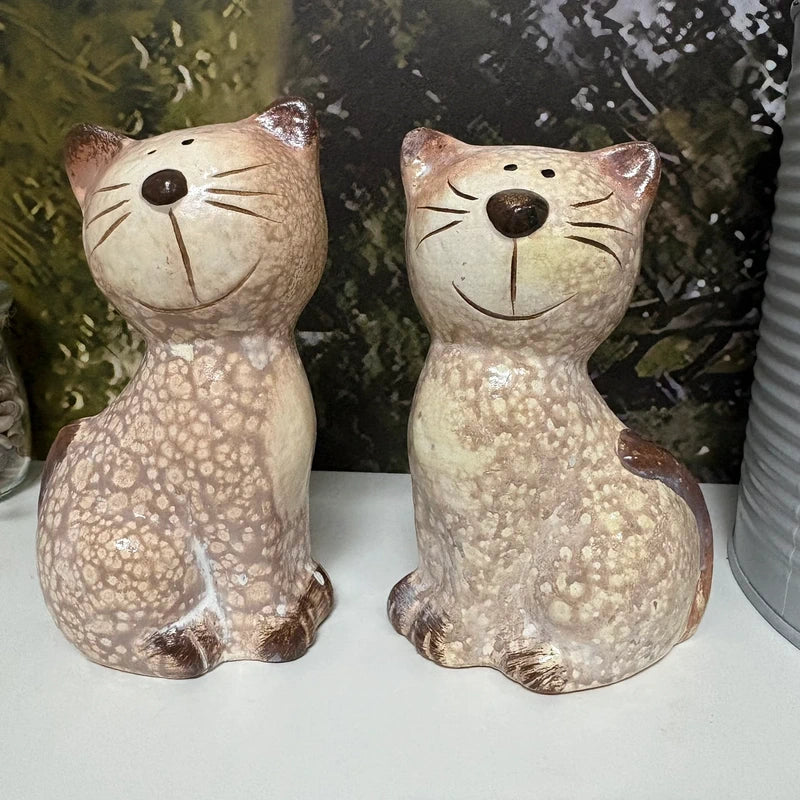 Pair of Cat Ornaments