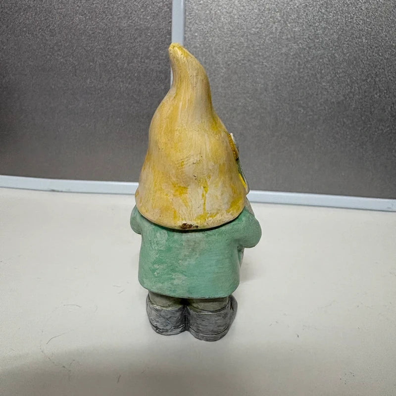 Small Plant Pot Gnome Resin Ornament