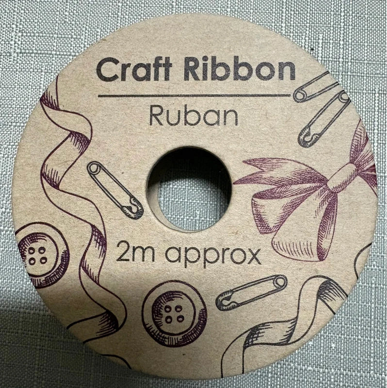 Vintage Craft Ribbon Set – 8 Rolls, Hearts Mix (2m Each)