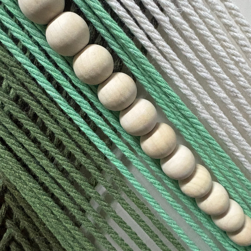 Green Macrame Wall Hanging