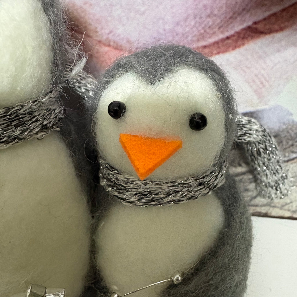 Felt Penguins Ornament