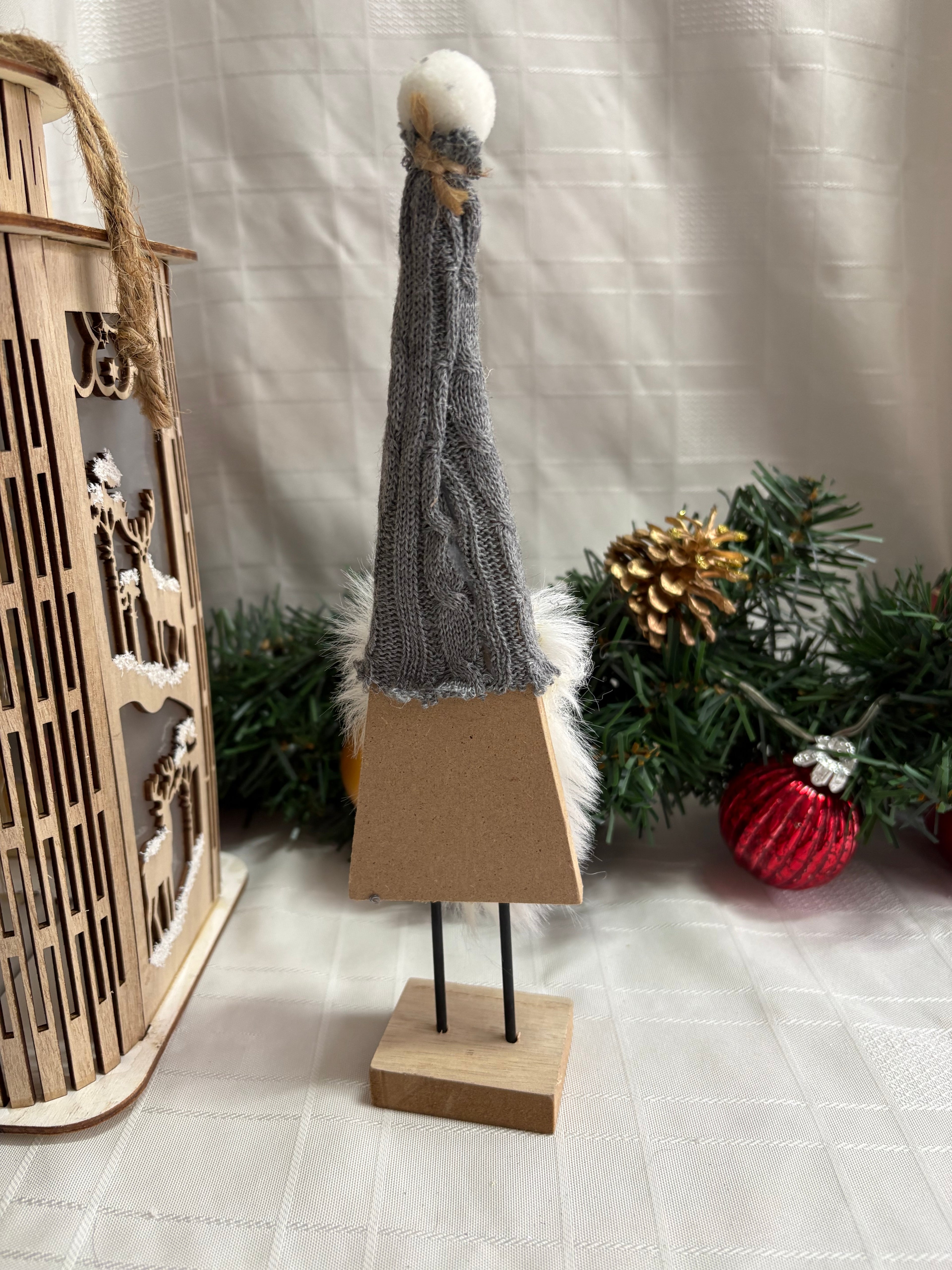 Standing Wooden Gonk Ornament