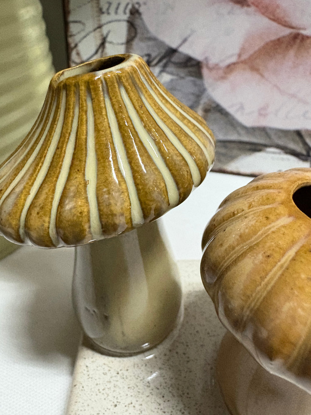 Mushroom 5 Stem Vase, 19cm