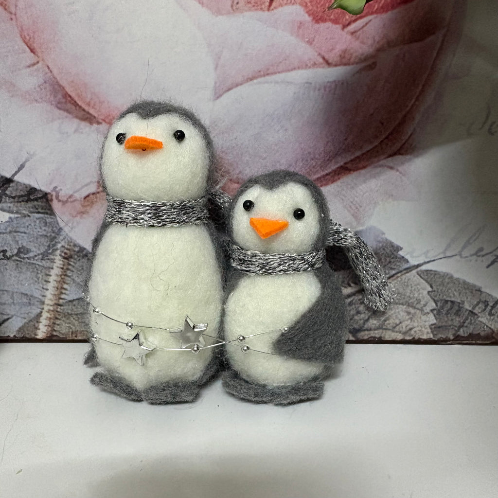 Felt Penguins Ornament