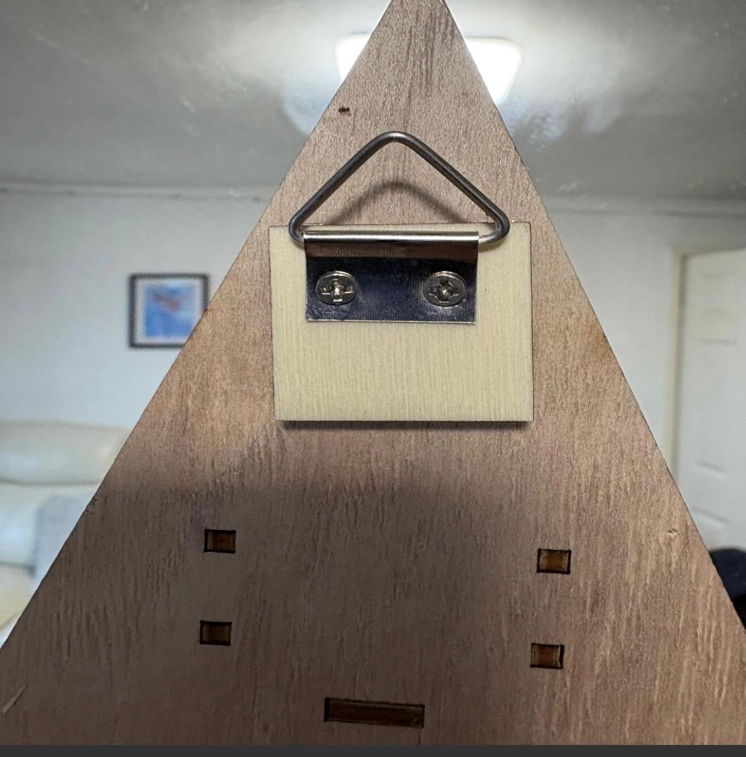 Large Wooden Houses Re-useable Advent Calendar Christmas Countdown