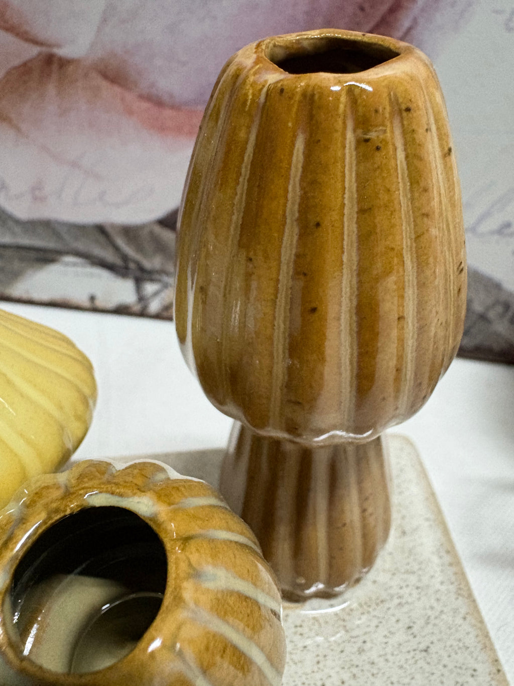 Mushroom 5 Stem Vase, 19cm