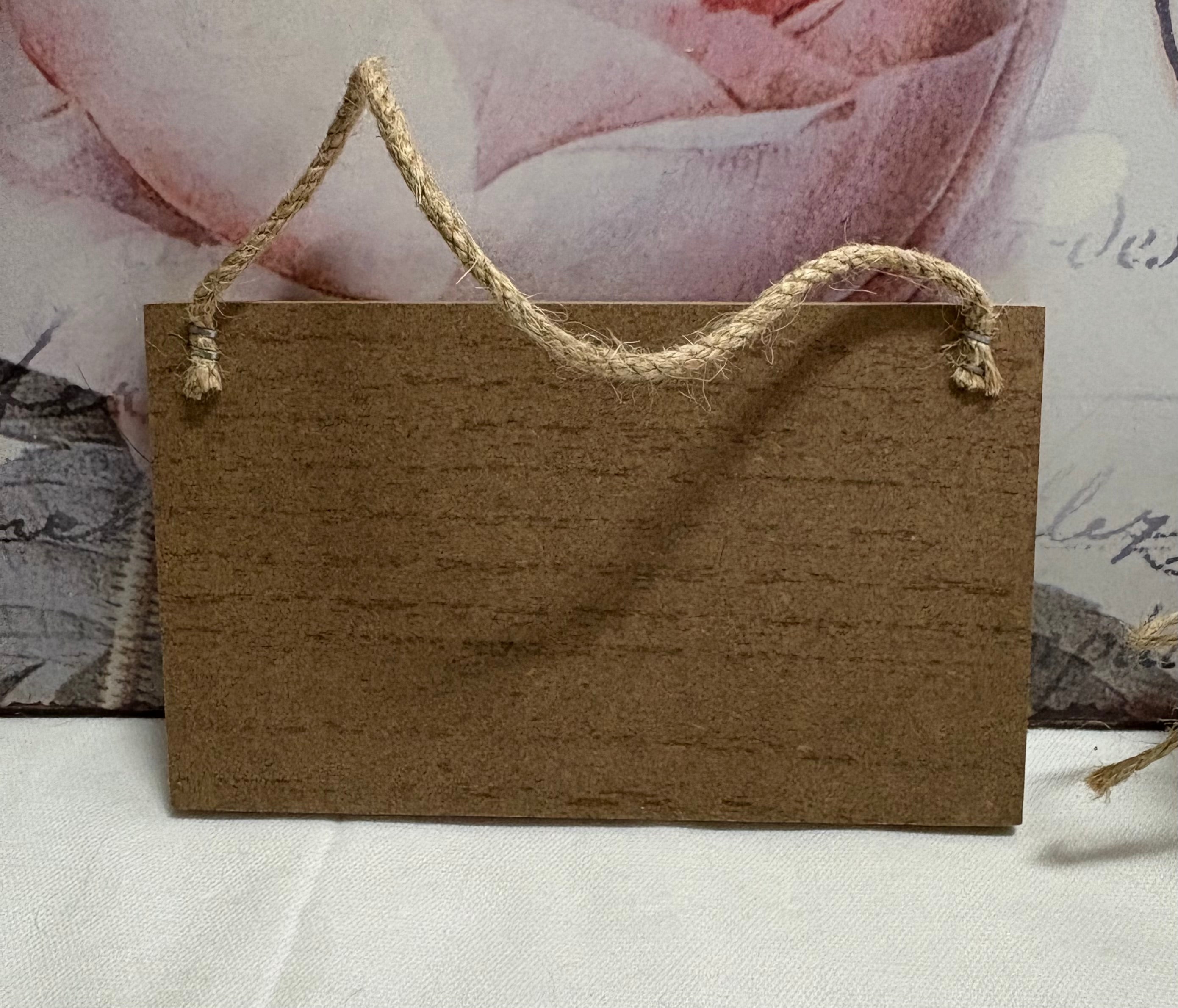 Jack Russell Hanging Dog Sign, 15cm