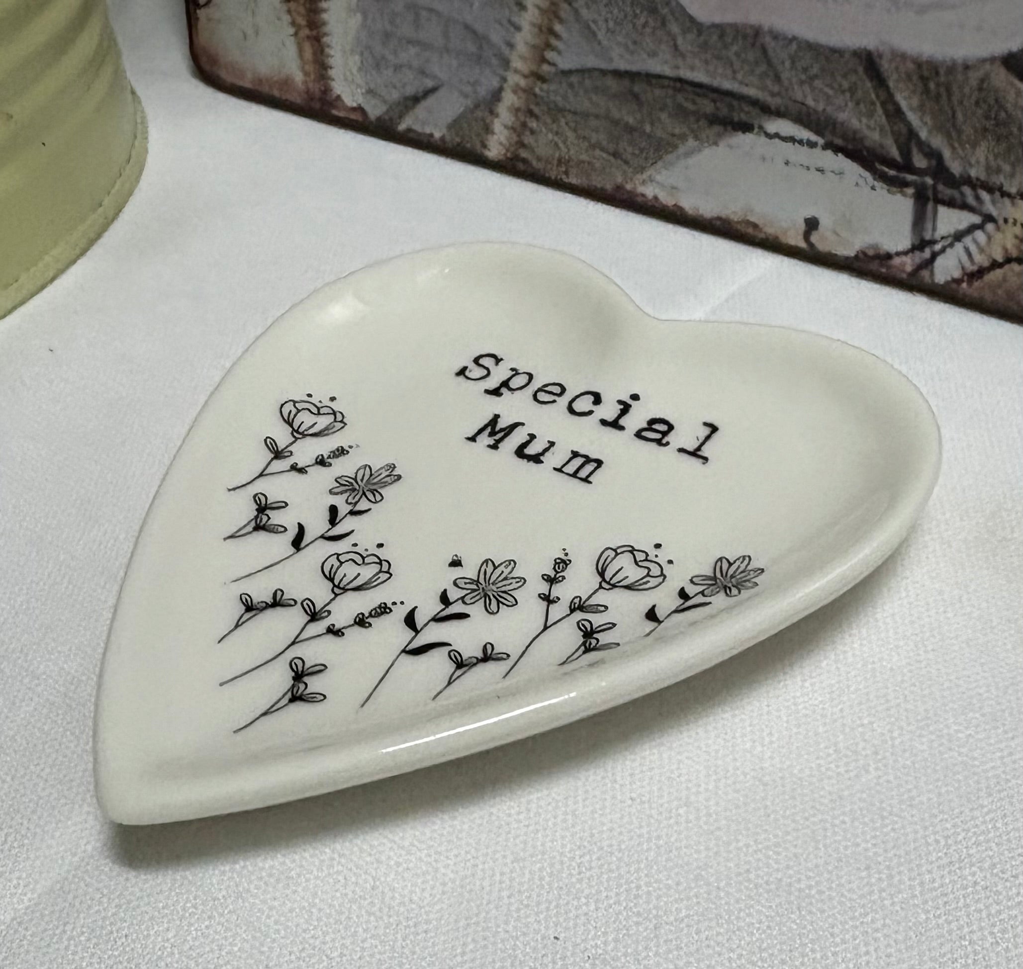 Special Mum Heart Shaped Trinket Dish