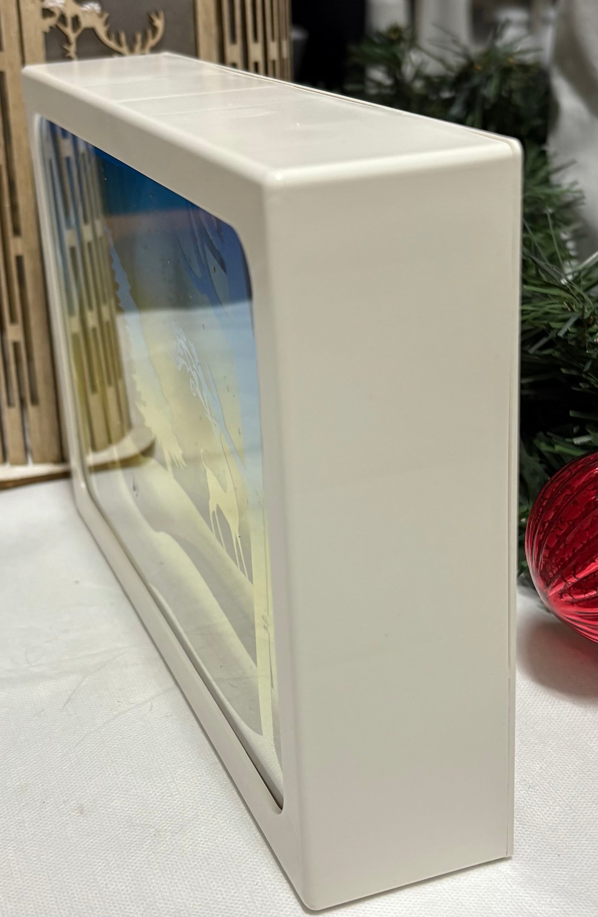 Christmas Winter Scene LED Light box