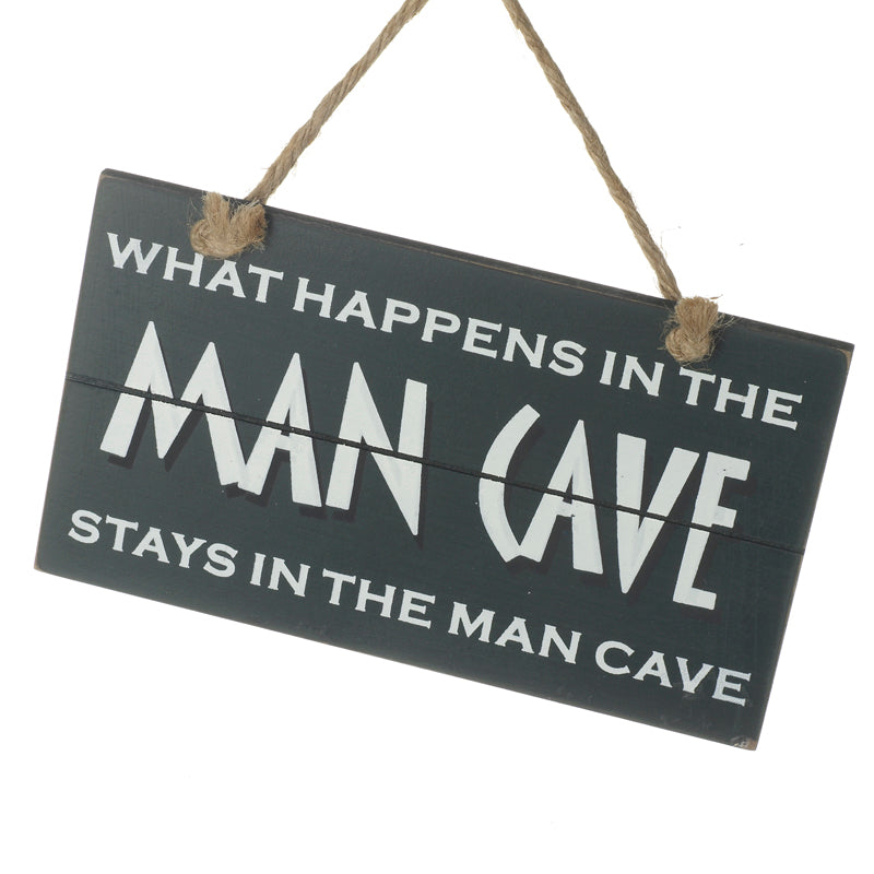 Wooden Man Cave Sign