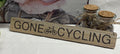 Wooden "Gone Cycling" Sign, 30cm