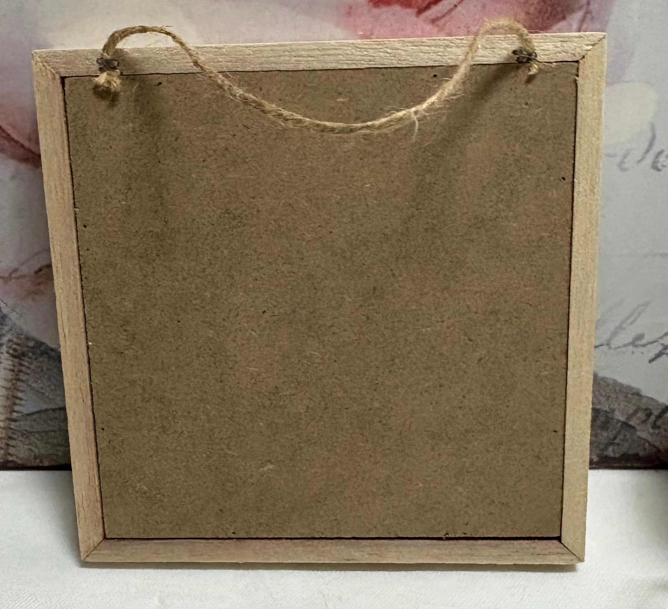 "Some Bunny Loves You" Wooden Photo Frame Pebble Picture, 13cm