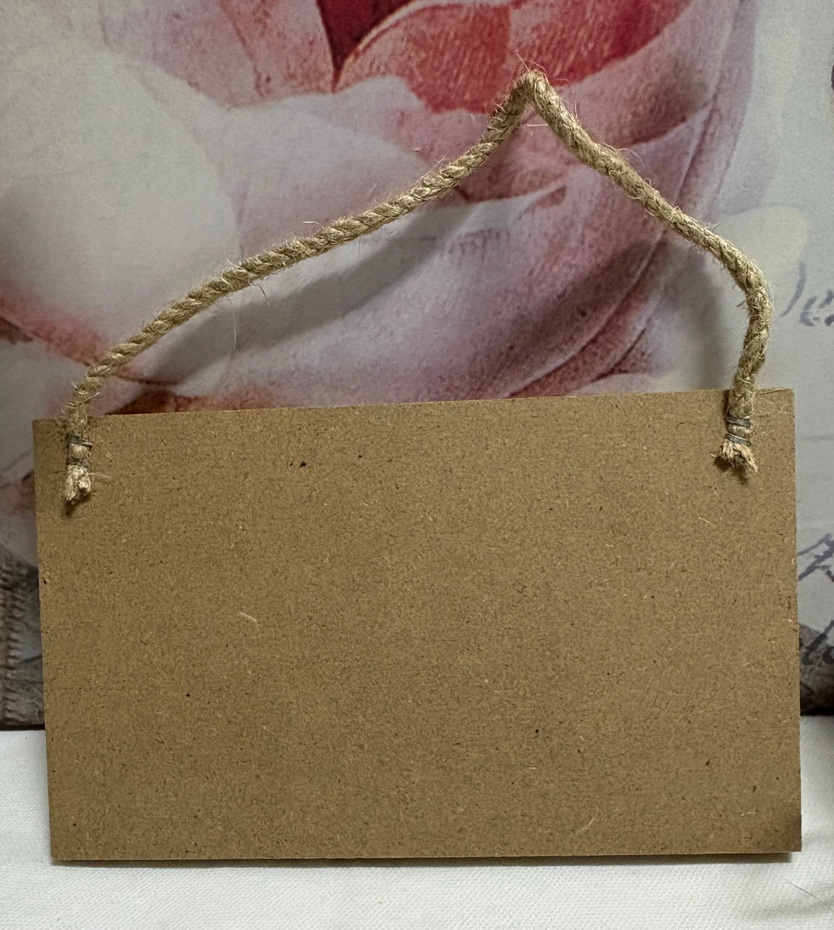 German Shepherd Wooden Sign, 15cm