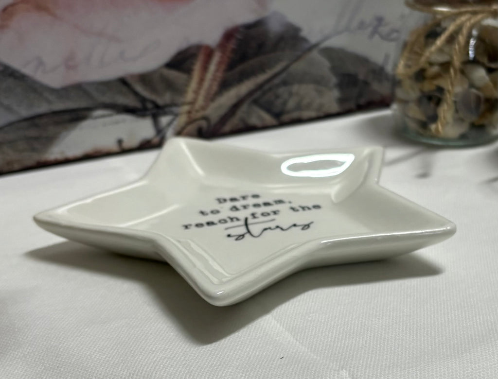 Dare to Dream Star Shaped Trinket Dish