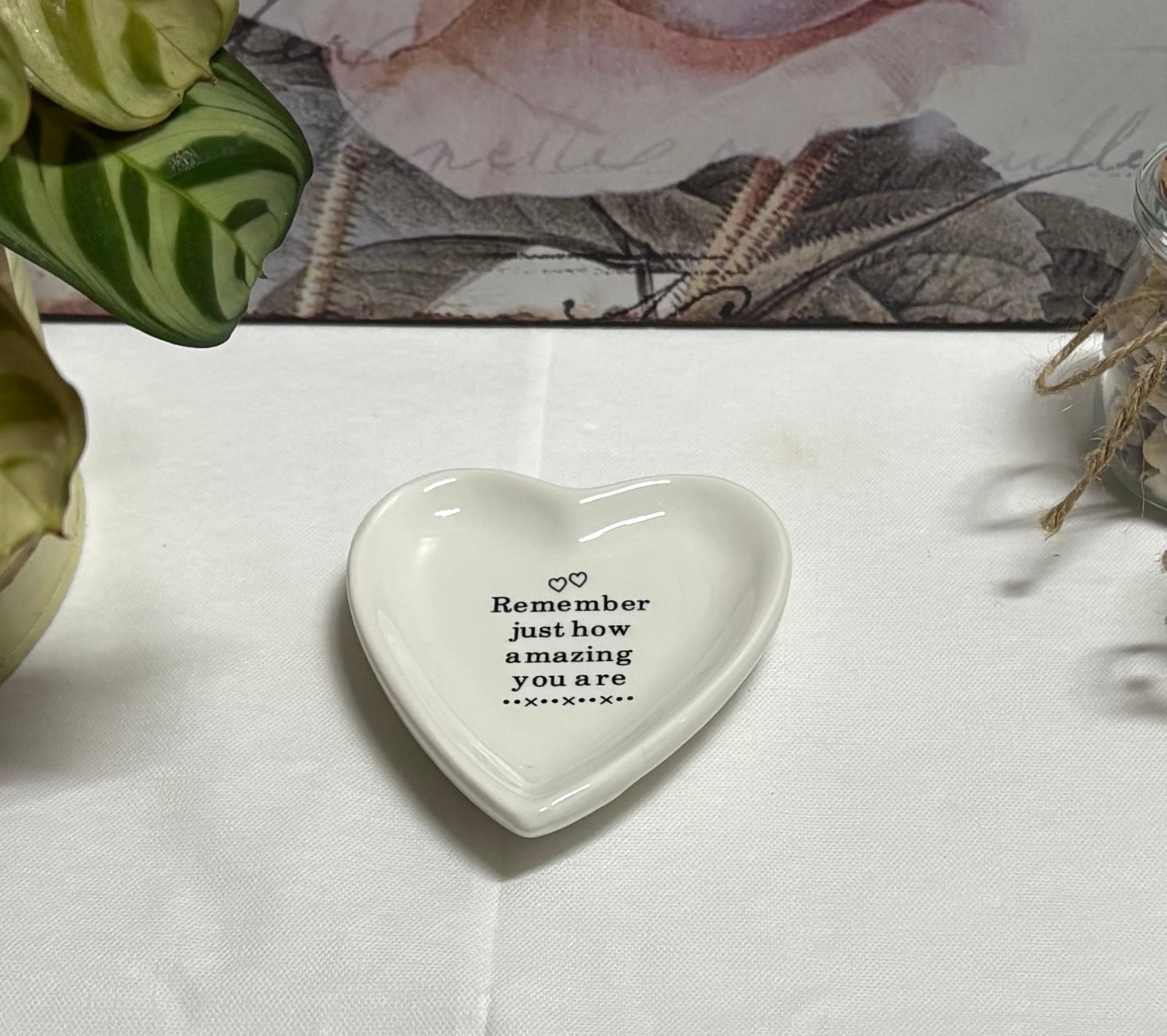 Friends & Family Heart Shaped Trinket Dish