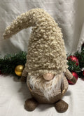 Brown Plush Gonk Christmas Ornament