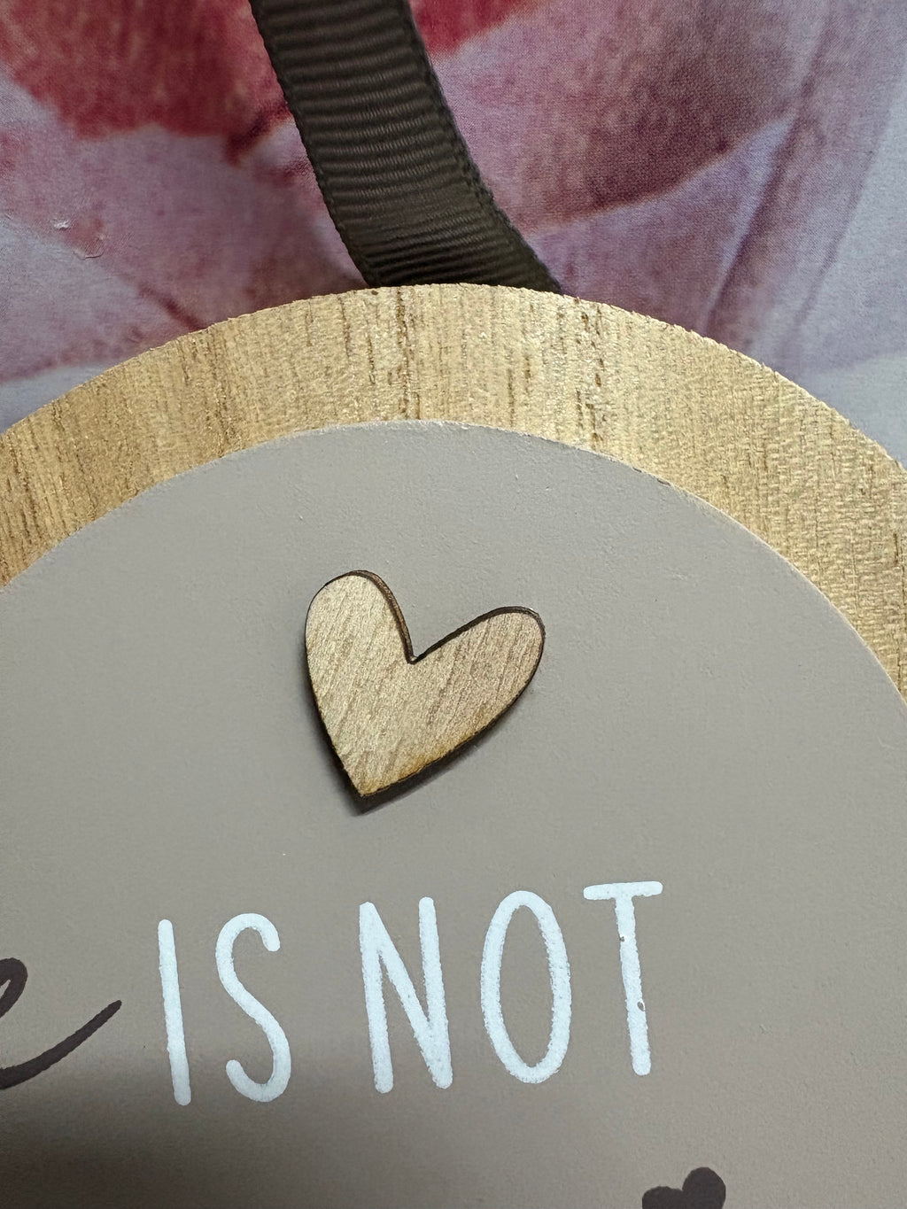 Heart Cat Plaque, 18cm