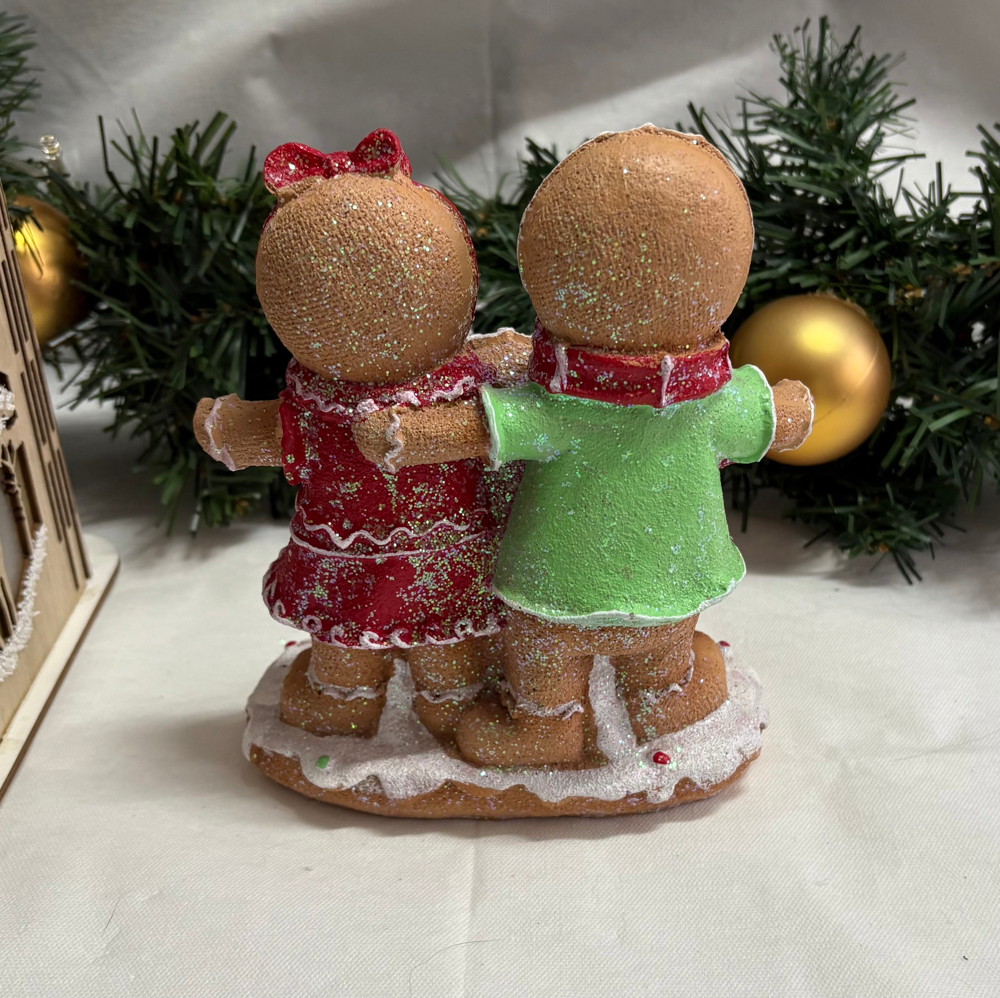 Gingerbread Family Resin Christmas Ornament