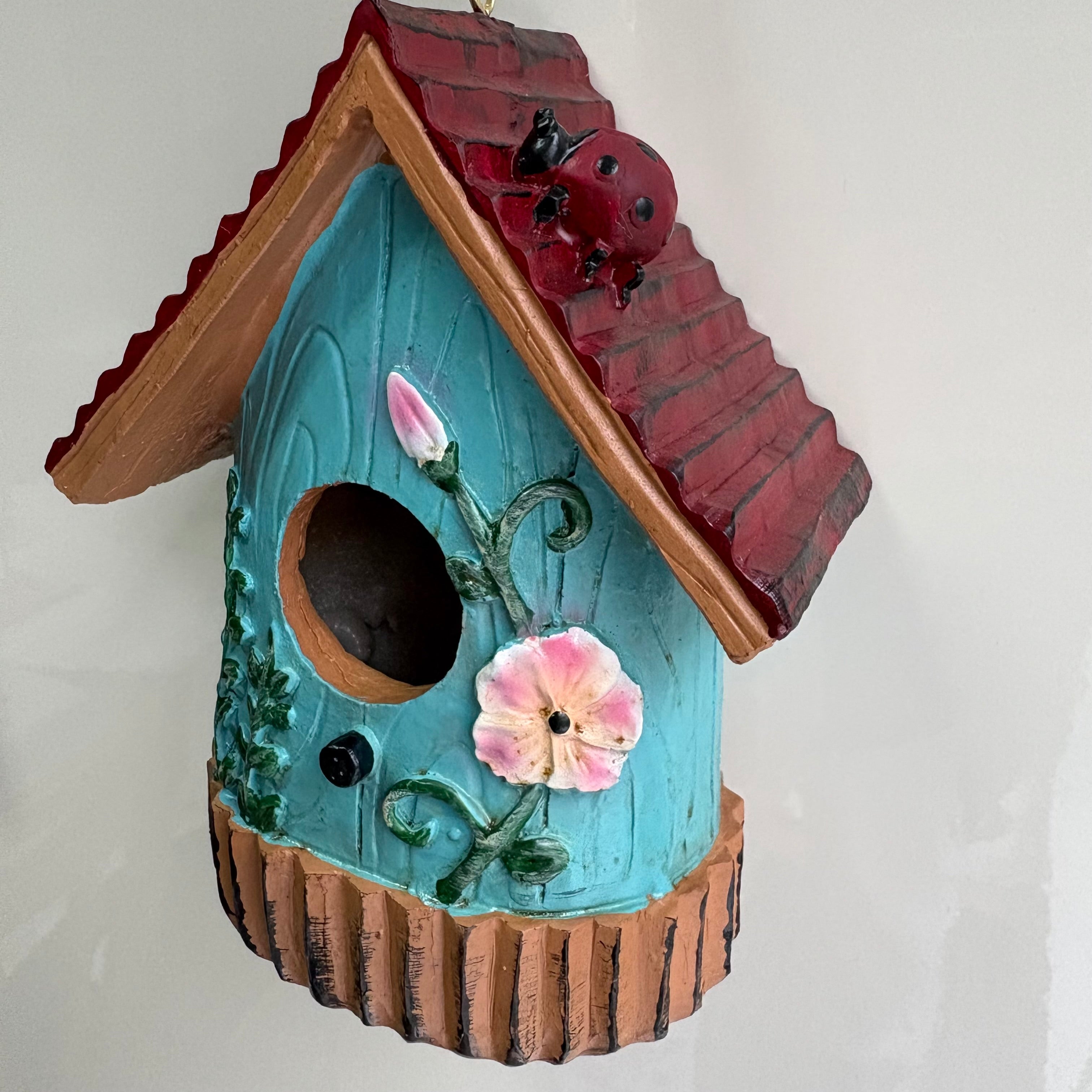 Hanging Resin Bird House
