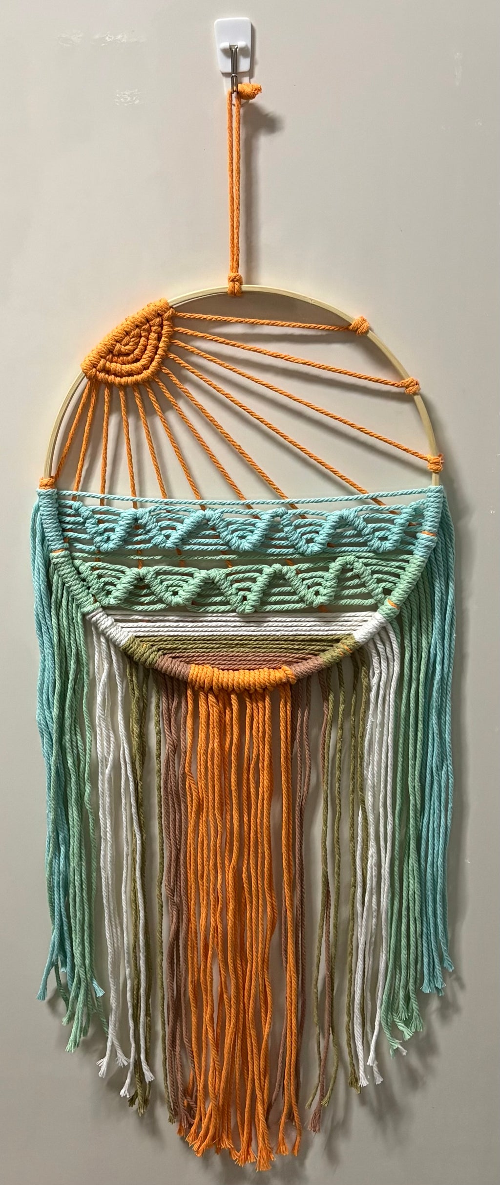 Sun Macrame Wall Hanging