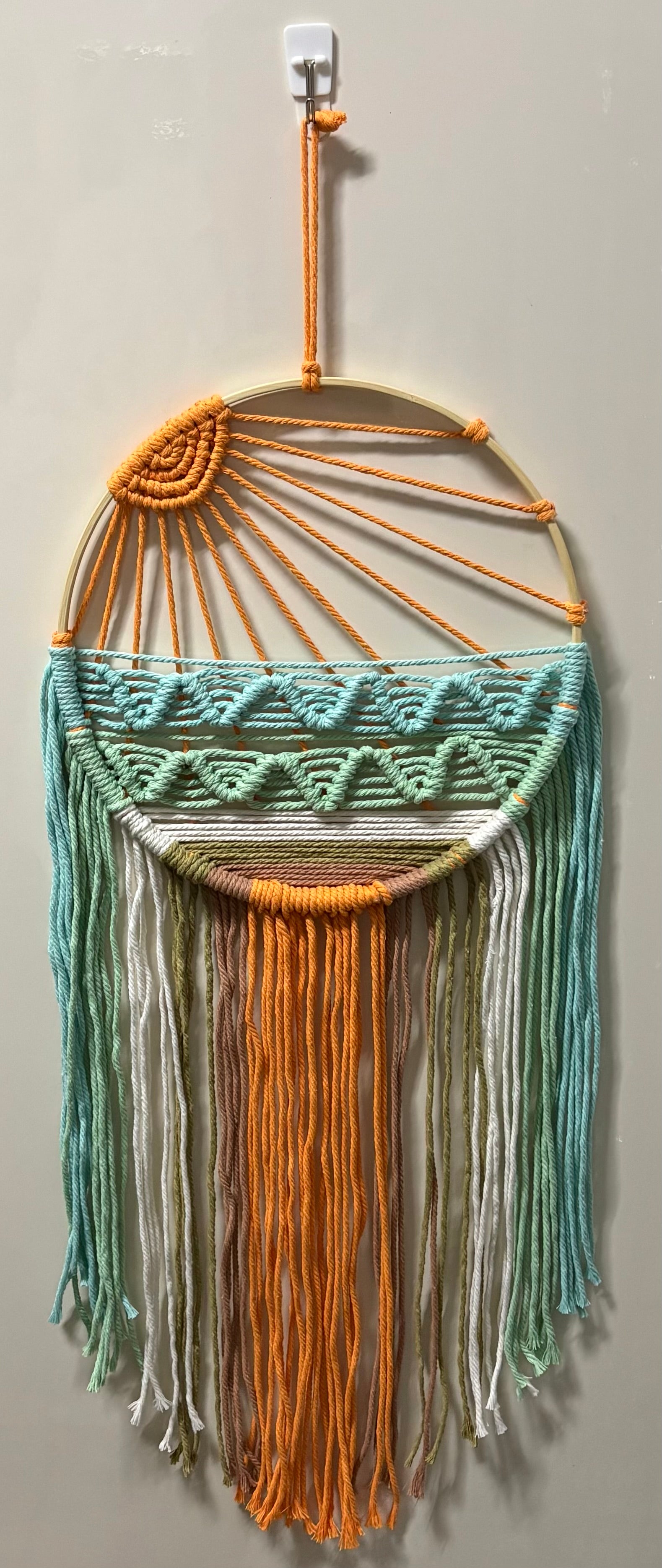 Sun Macrame Wall Hanging