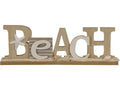 Wooden Beach Sign