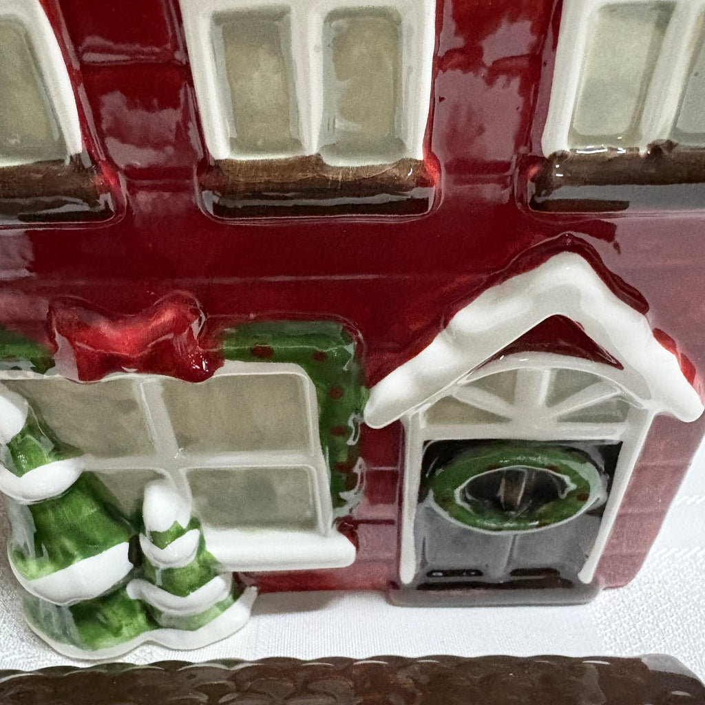 Festive House Cookie Jar