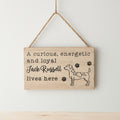 Jack Russell Hanging Sign, 15cm
