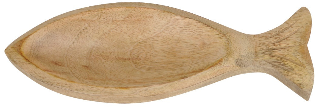 25cm Wooden Fish Tray