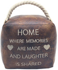 Faux Leather Memories Doorstop