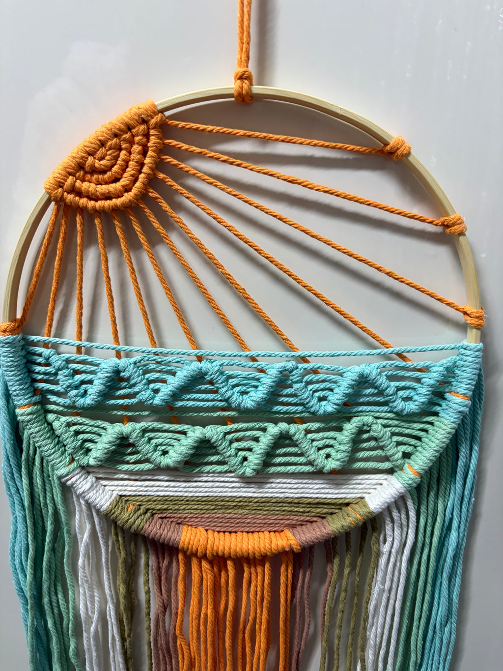 Sun Macrame Wall Hanging