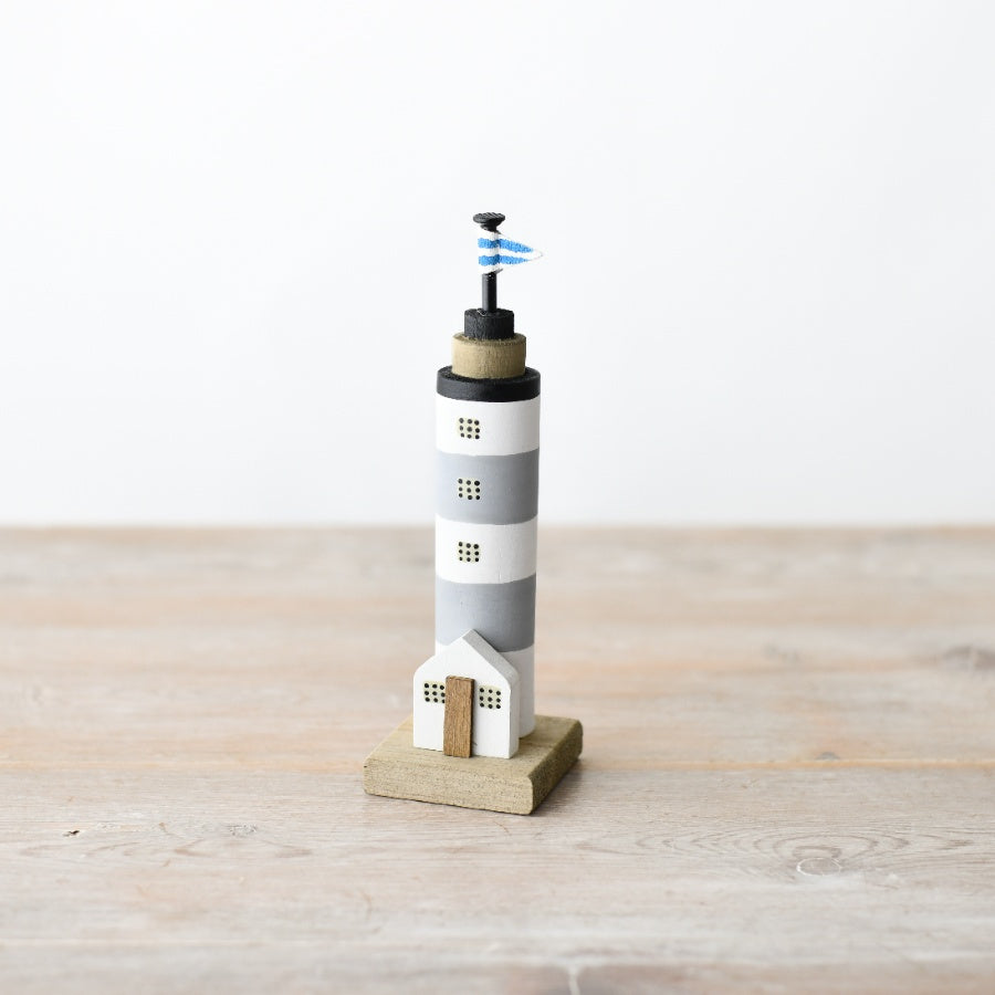 Lighthouse Decorative Wooden Ornament, 16cm