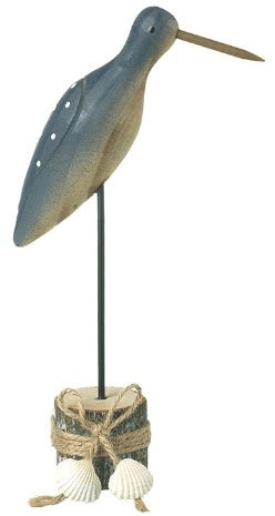 Wooden Seaside Bird Ornament, 20cm