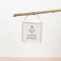 Anchored By Family Wooden Sign, 12cm