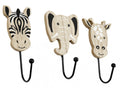 14cm Animal Wooden Hook - 3 designs