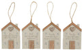 Wooden House Hangers, 12cm