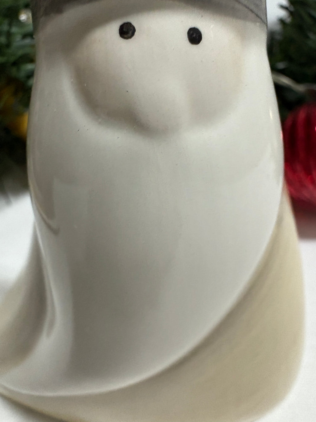 Triangle Ceramic Santa in Beige - 2 Sizes