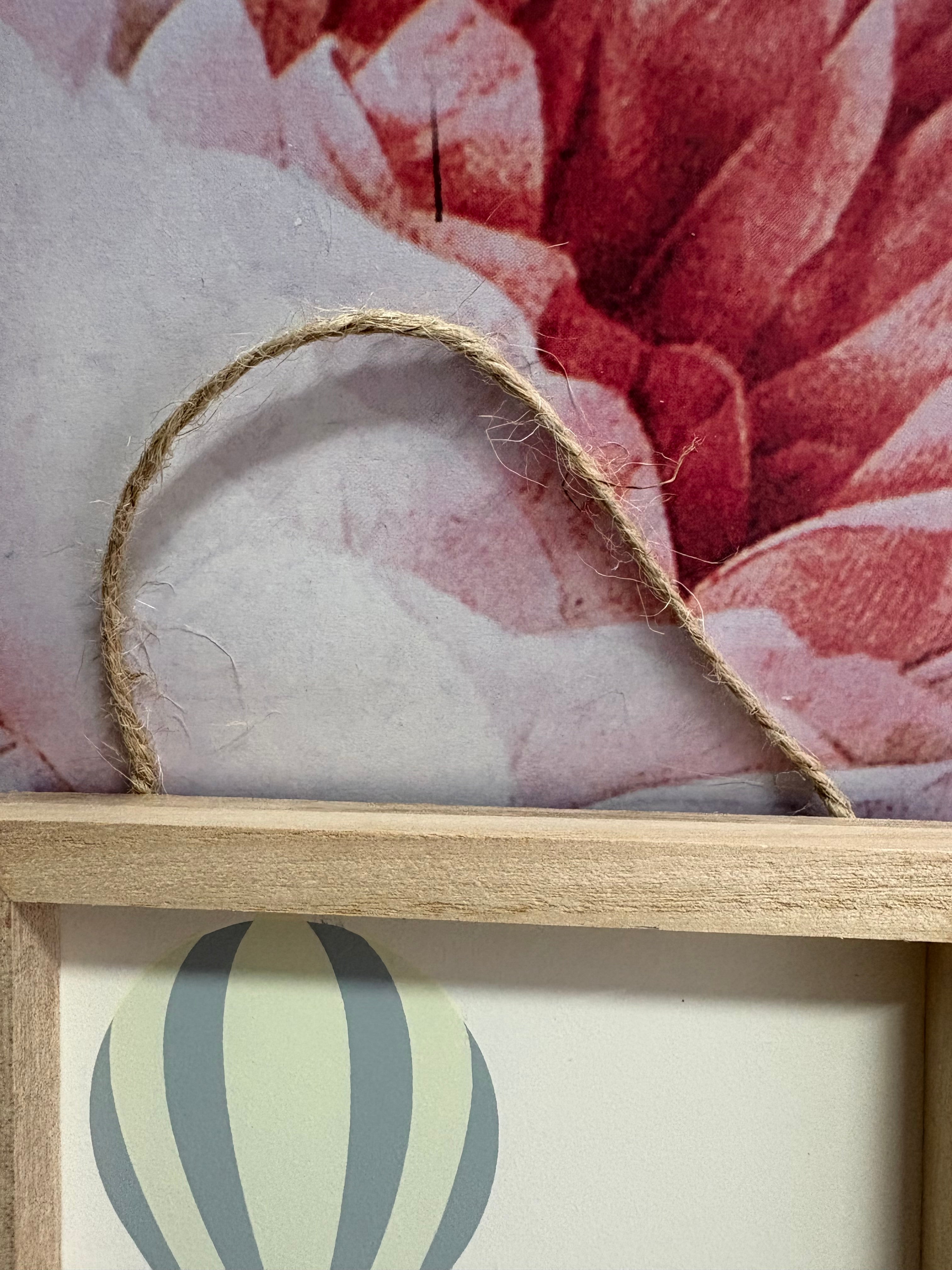 Wooden Frame Adventure is Better When Shared 13cm