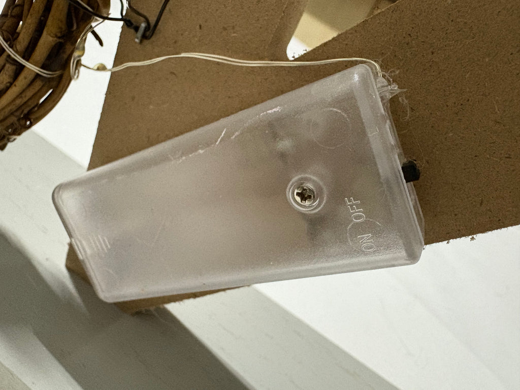 Large Wooden Noel LED Christmas Sign Decoration