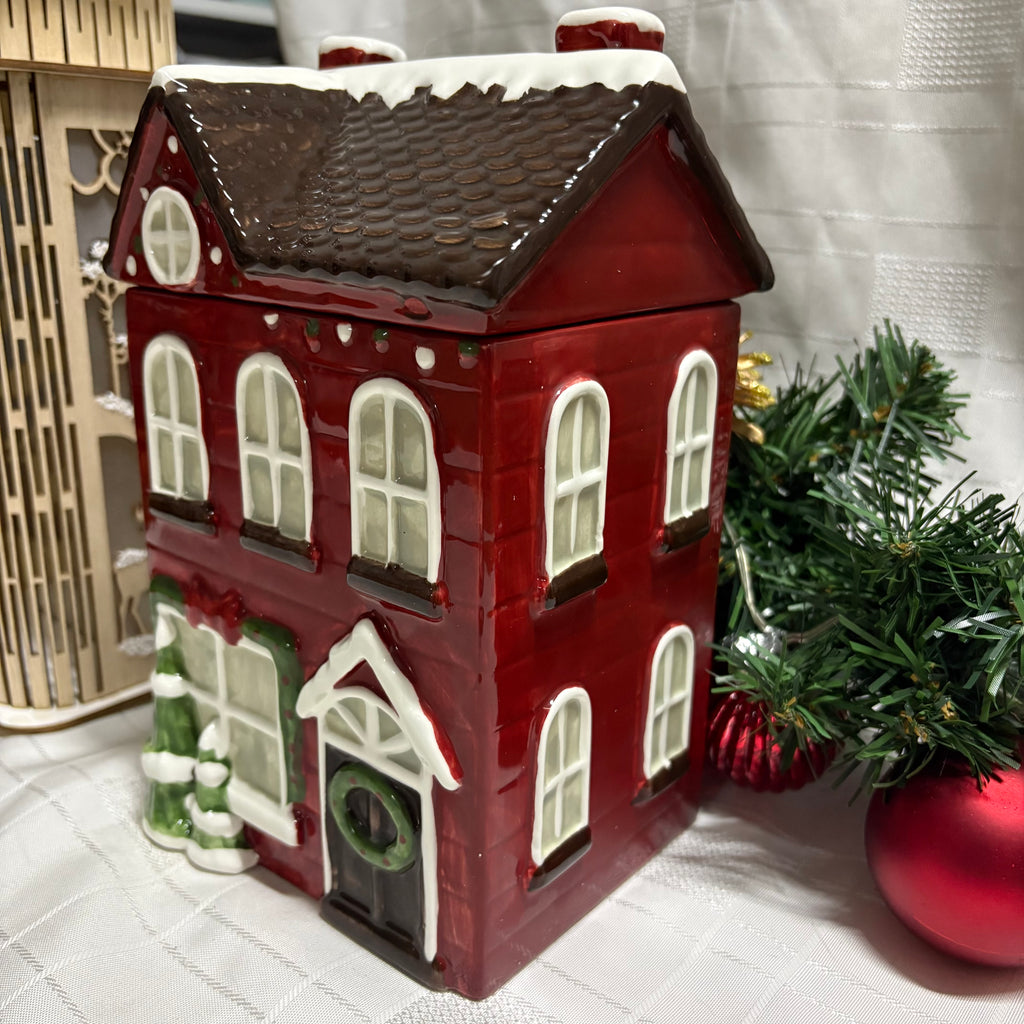 Festive House Cookie Jar